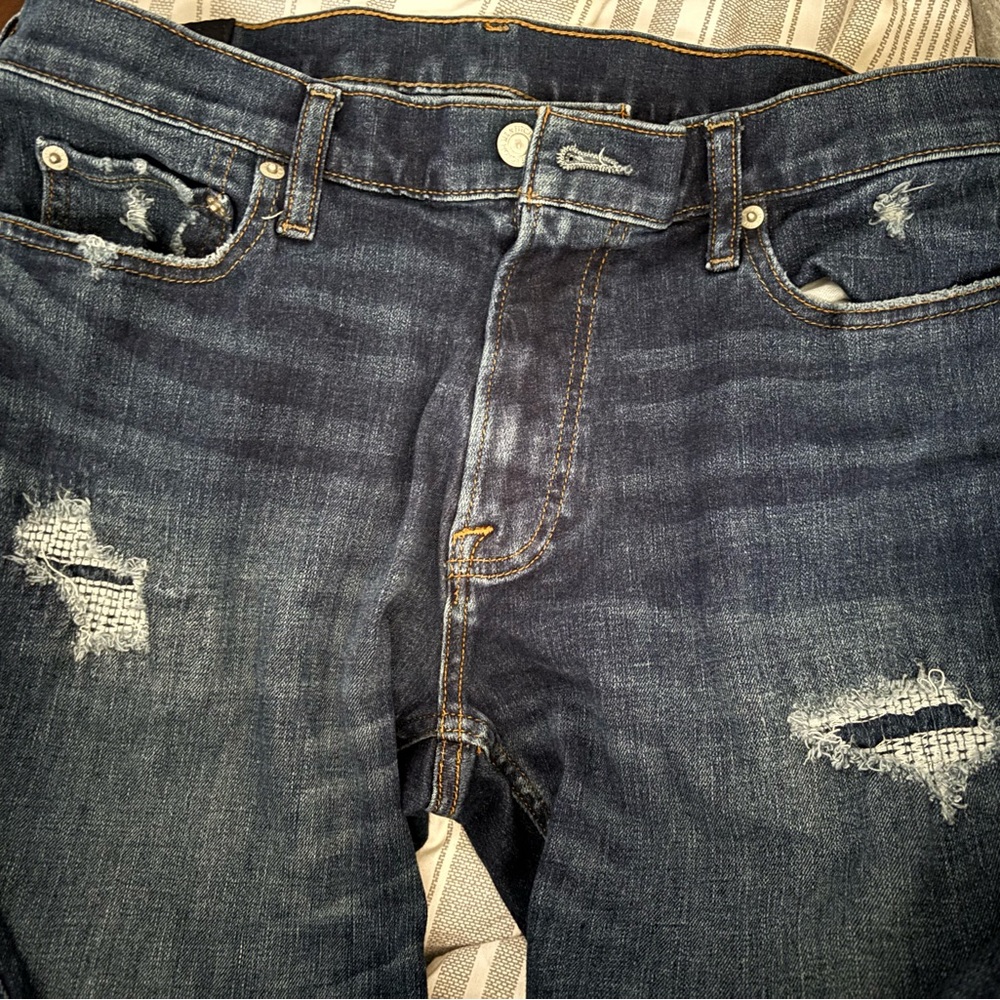 Abercrombie & Fitch Dark Blue Skinny Jeans